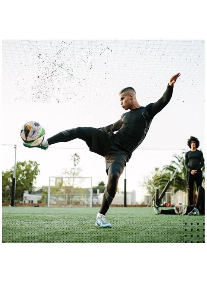 كرة قدم بريميوم، نسخة كرة كرة القدم/كرة الصالات يورو 2024، الحجم والوزن الرسمي، أداء عالي للعب داخل الصالات/الخارجية مع قبضة وتحكم ممتازين، كرة ذات جودة، الحجم 5 - Image 5